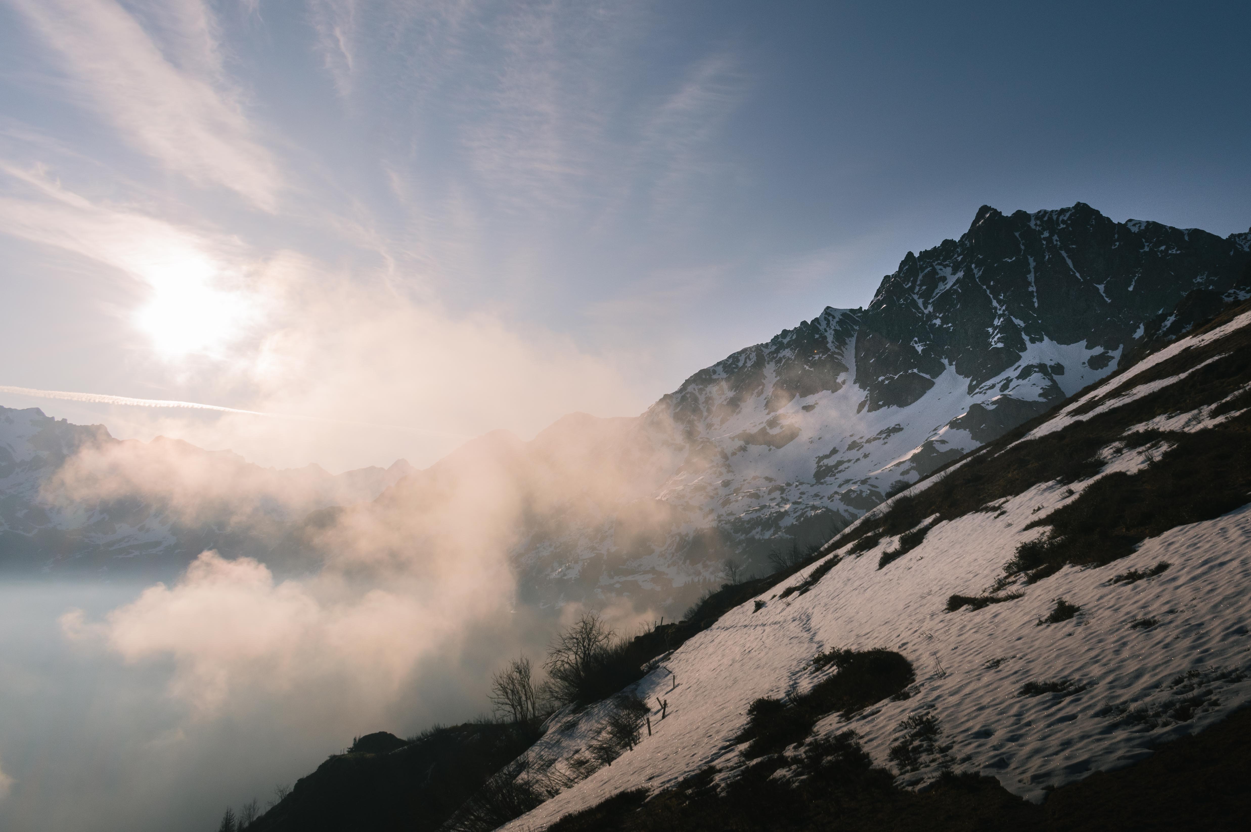 lever de soleil sur belledonne